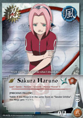 Sakura Haruno - PR-007R - Uncommon - 1st Edition - Wavy Foil