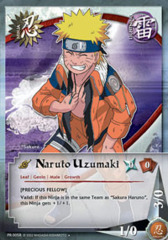 Naruto Uzumaki - PR-005R - Diamond Foil - 1st Edition