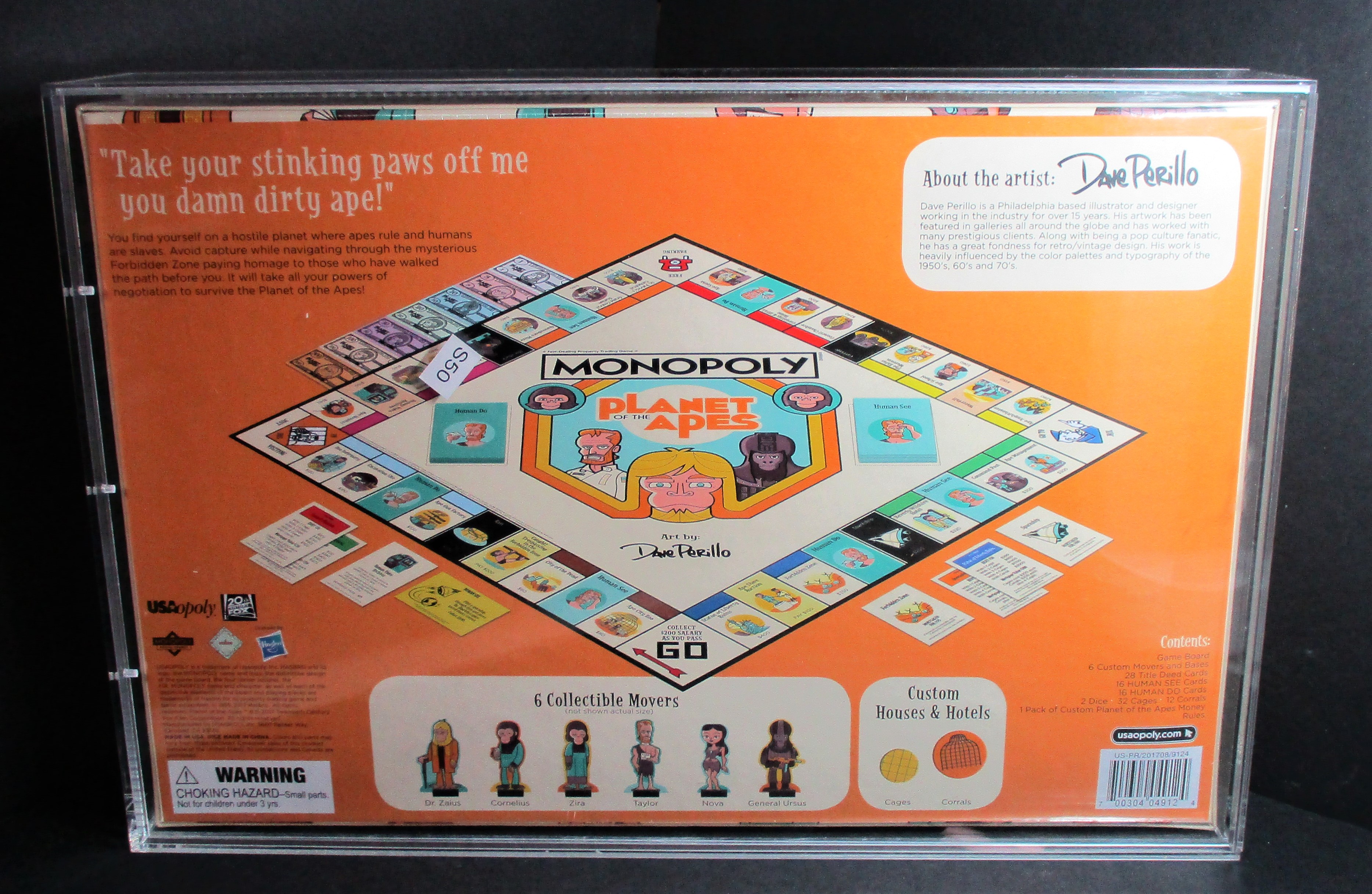 5x  Monopoly Board Game Acrylic Guard (60040)