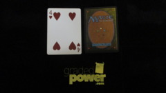 (1) Four of Hearts Yaquinto Playing Card