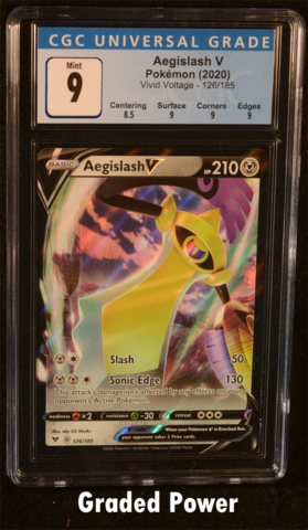 Aegislash V  126/185  rare holo  Vivid Voltage pokemon card