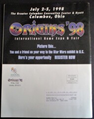 Origins '98 International Game Expo & Fair Catalogue NM
