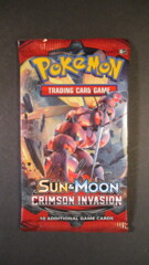 Sun & Moon Crimson Invasion Booster Pack UNWEIGHED