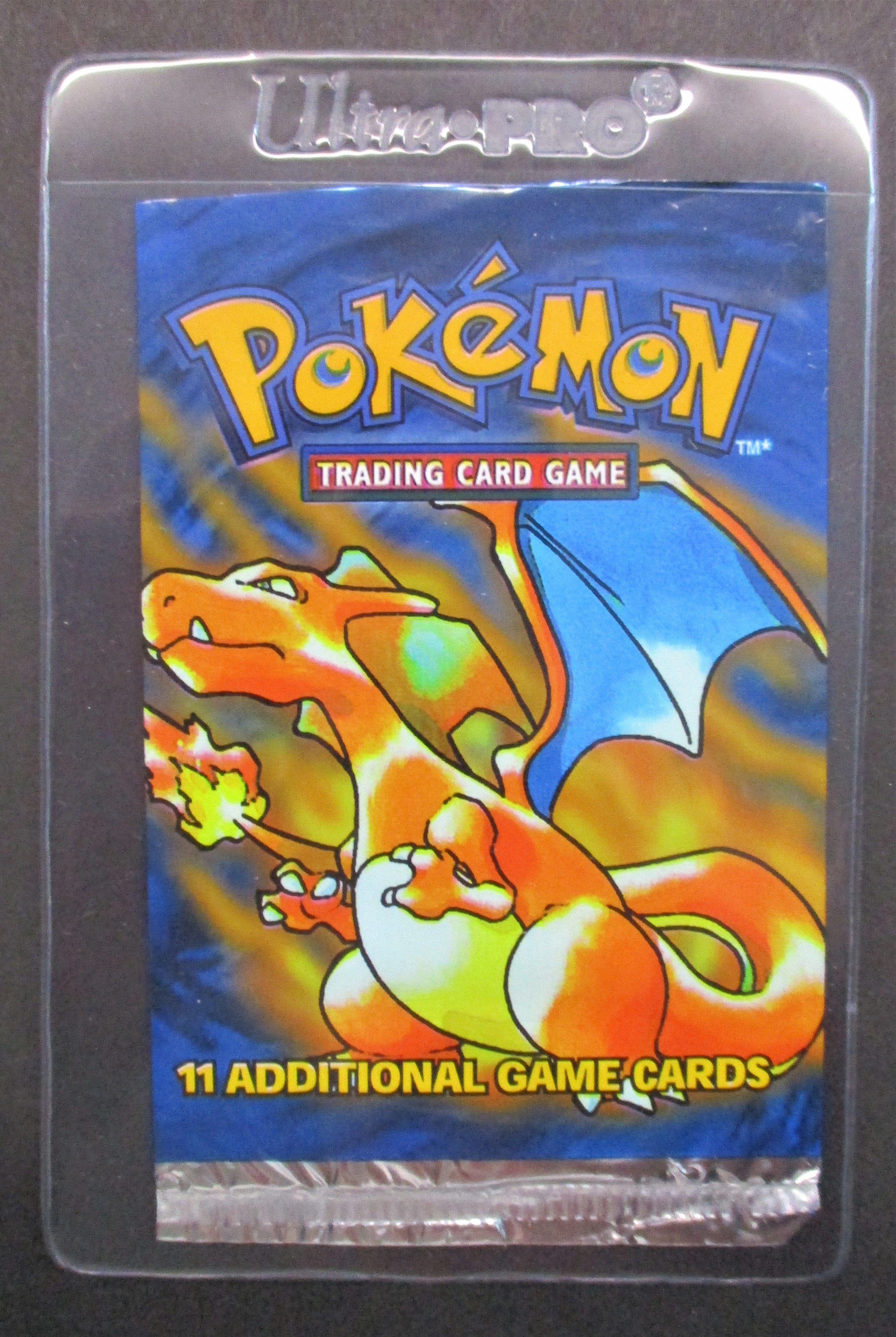 English EMPTY BOOSTER PACK Details about   1999 Pokemon Base Charizard Pack Art 