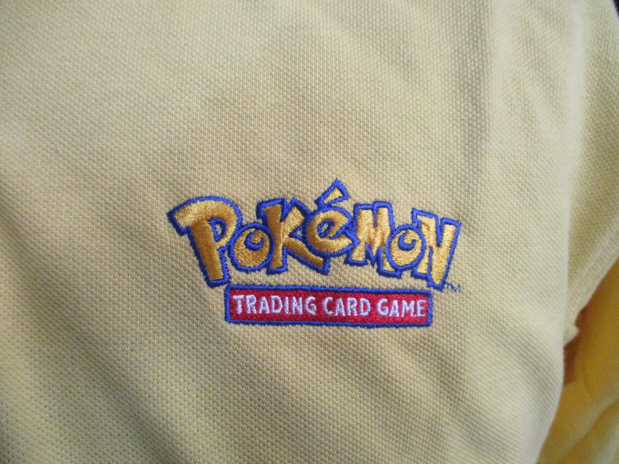 Pokemon Collared Shirt L USED Short Sleeve