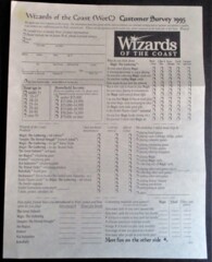 Wizards of the Coast Survey without Envelope