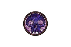 MTG Pinfinity Stained Glass Swamp Black Symbol LE AR-Enhanced Pin #62