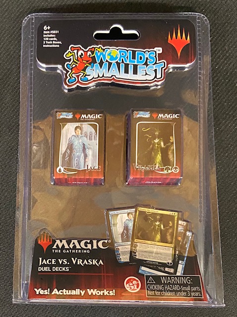 Worlds Smallest Magic the Gathering Cards Jace vs Vraska Duel Decks