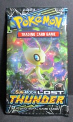 Sun and Moon Lost Thunder Booster Pack unweighed