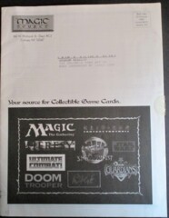 Magic Source Catalogue August 1995