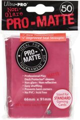 Ultra Pro PRO-Matte Standard Sleeves - Fuchsia (50ct)