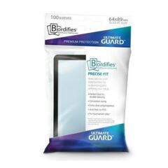ULTIMATE GUARD - Bordifies Precise-Fit Sleeves Standard Size Black  (100)