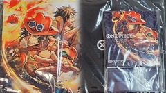 ONE PIECE CARD GAME Playmat and Storage Box Set -Ace- (Japanese Size)