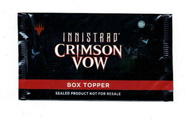 Crimson Vow Box Topper Booster Only