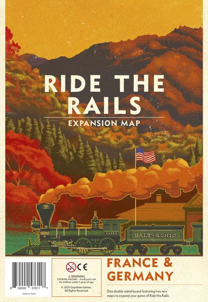 Ride the Rails France & Germany Map