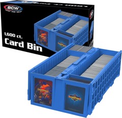 BCW Collectible Card Bin - 1600 - Blue