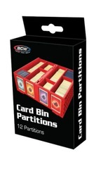 BCW Collectible Card Bin Partitions - Red