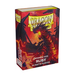 Dragon Shield Sleeves: Japanese- Matte Ruby (60)