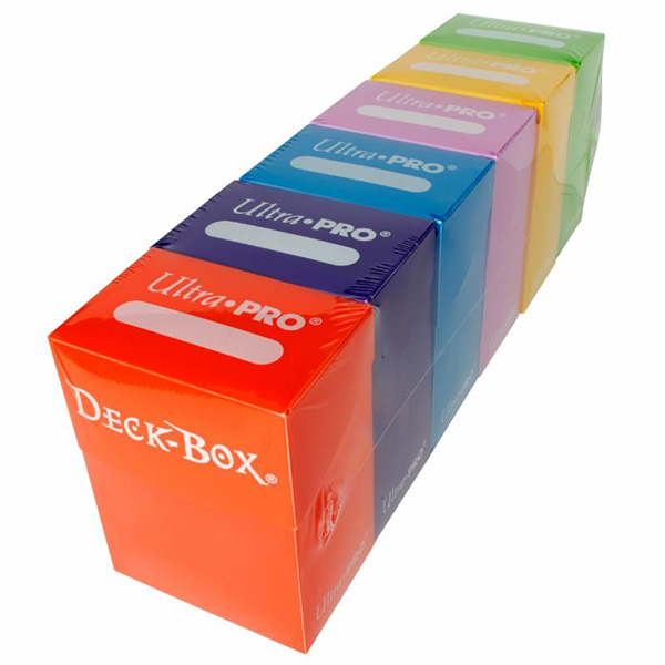 Ultra Pro DECKBOX BUNDLE - 6 Colors Orange/Purple/Blue/Pink/Yellow/Green