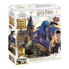 Scratch Off Harry Potter Hogwarts Day to Night  500pc Puzzle