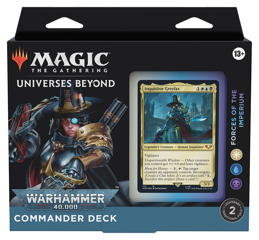 Universes Beyond: Warhammer 40,000 - Forces of the Imperium Commander Deck