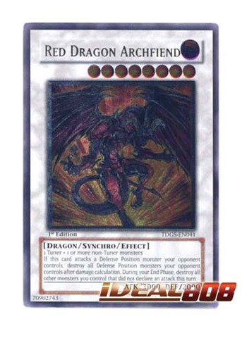 Yugioh Red Dragon Archfiend TDGS-EN041 Ultimate Rare  