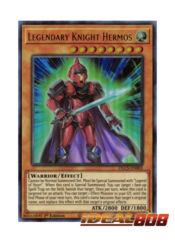 Legendary Knight Hermos DLCS-EN003 Ultra Rare 1st edition