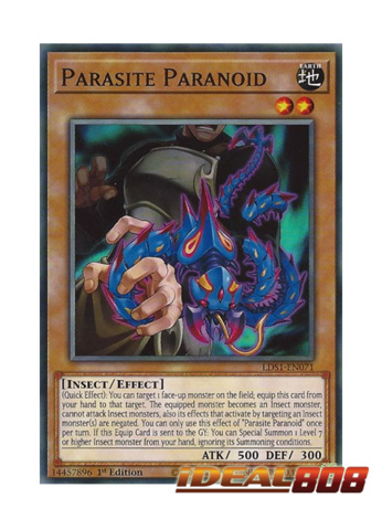 Yugioh lds1-de071 parásitos-paranoico