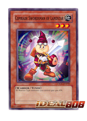 Mint Near Mint Condition YUGIOH Card Comrade Swordsman Of Landstar