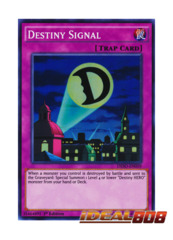 Super Rare DESO-EN059 1st Edition YUGIOH Destiny Signal 