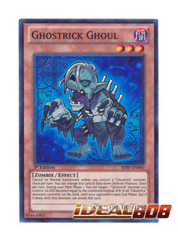 Ghostrick Ghoul SHSP-EN000 1st Edition - Super Rare Near Mint