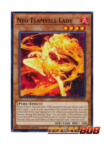 Neo Flamvell LadyDANE-EN014Common1st EditionYuGiOh 
