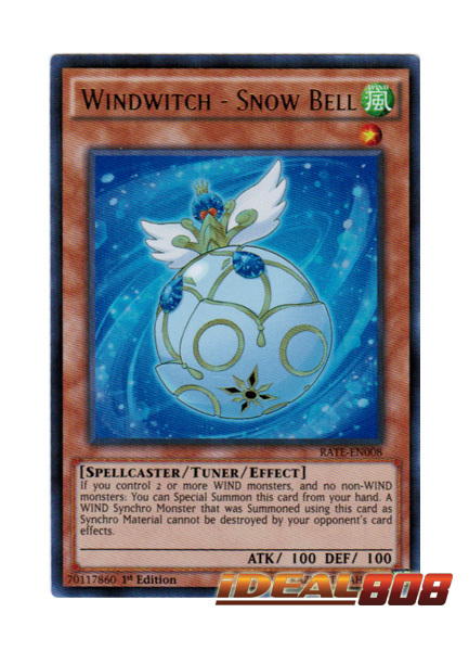 Snow Bell RATE-EN008 YU-GI-OH Windwitch 