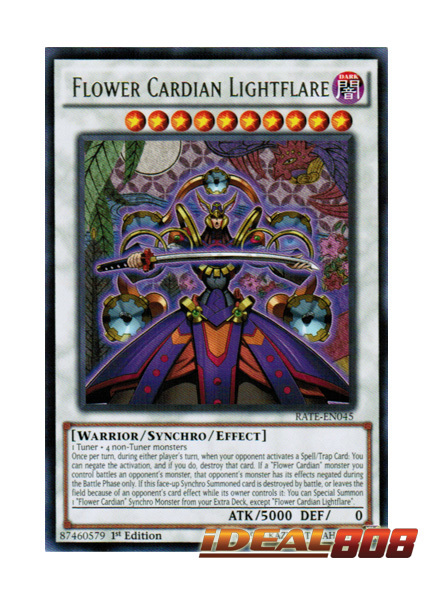 Yu-Gi-Oh flores kartian lichtfackel rare rate-de045 nuevo!