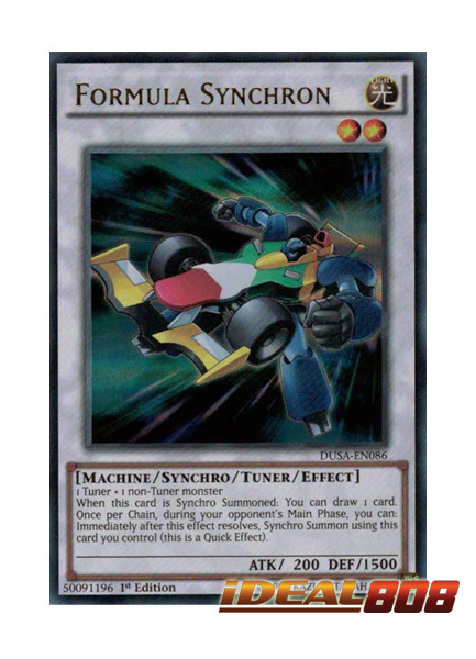 YUGIOH Card Formula Synchron DUSA-EN086 Ultra Rare 1st Edition
