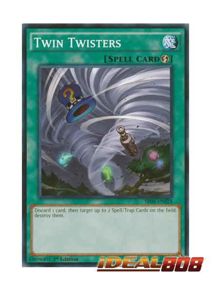 Details about   1st Edition Twin Twisters SR04-EN024 Near Mint Common