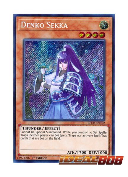 DENKO SEKKA BLLR-EN052 SECRET 1st YUGIOH 
