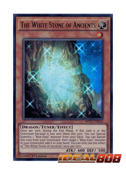 The White Stone of Ancients MP17-EN013 1st Edition Ultra Rare 