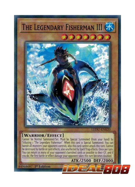3 x The Legendary Fisherman III 1st Edition - Common LEDU-EN020 