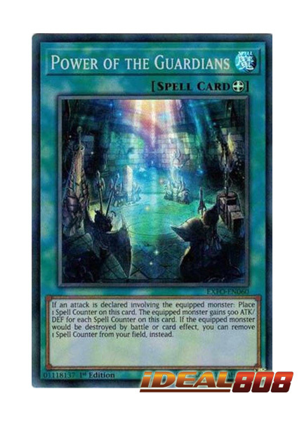 NM Power of the Guardians exfo-en060 1st Edition Super Rare Yu-Gi-Oh!