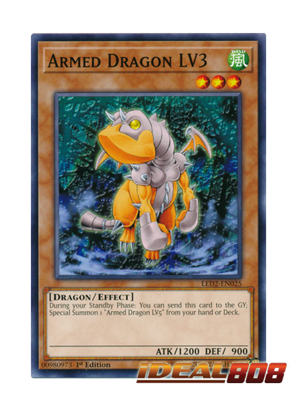 LED2-EN025 - Common Armed Dragon LV3 1st Edition 