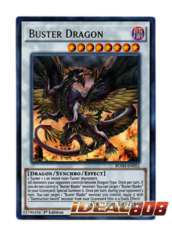 Buster Dragon BOSH-EN052 Ultra Rare 