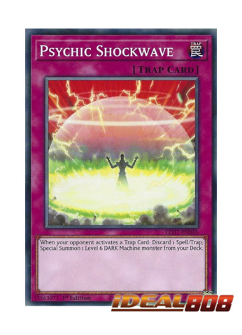 LED7-EN045 Psychic Shockwave YuGiOh 1st Edition x3 Playset 