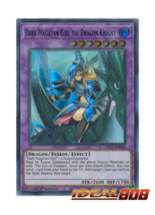 - DLCS-EN006 Ultra Rare Green Yugioh Dark Magician Girl the Dragon Knight 