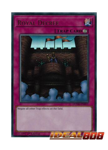 royal decree DUDE-EN051 ultra rare 1st edition