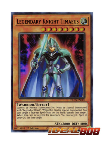 DLCS-EN001 Ultra Rare 1st edition Legendary Knight Timaeus 
