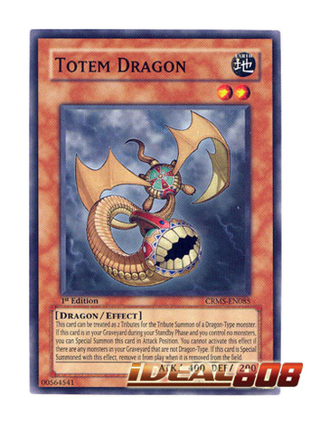 CRMS-EN085 Totem Dragon Super Rare 1st Edition Mint YuGiOh Card 