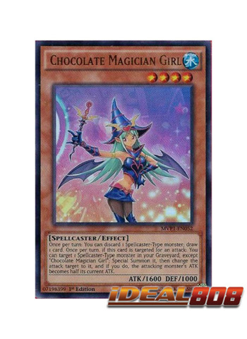 YUGIOH MVP1-EN052 Chocolate Magician Girl ULTRA Rare 1ST Edition 
