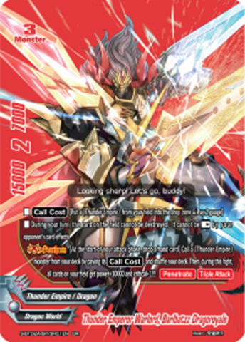 FUTURE CARD BUDDYFIGHT TEMPESTUOUS UNMATCHED WARLORD BARLBATZZ S-BT01A CR
