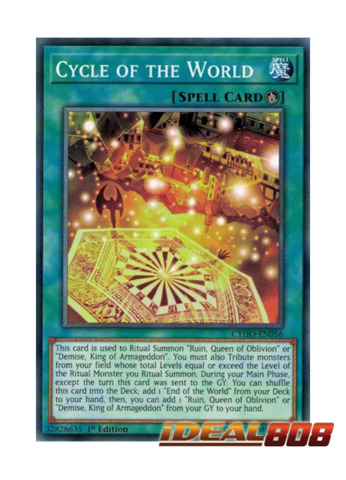 Common x3 Cycle of the World CYHO-EN056 1st Edition Gem-Mint